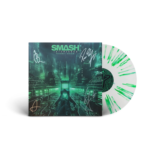 Ghost Code - White base, Green splatter Vinyl