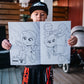 Colouring Book + Pencil Set