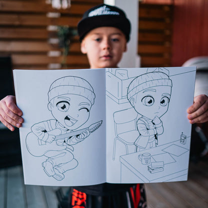 Colouring Book + Pencil Set